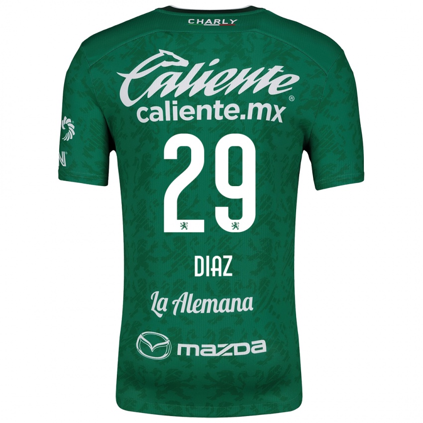 Damen Kenia Díaz #29 Grün Weiß Heimtrikot Trikot 2024/25 T-Shirt Schweiz