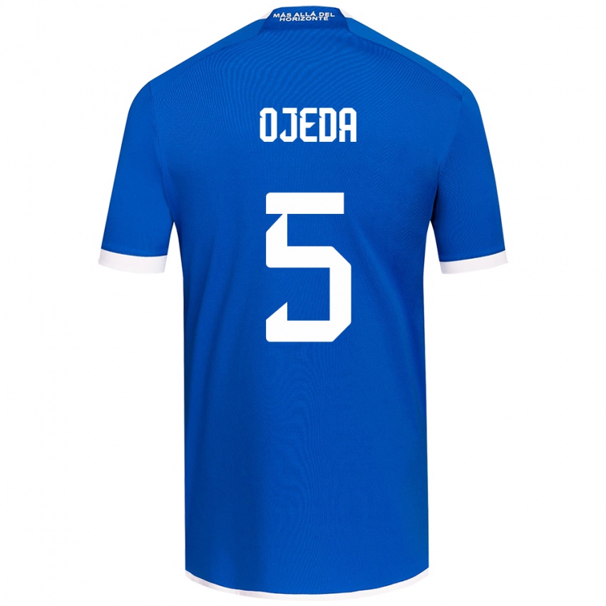 Damen Emmanuel Ojeda #5 Blau Weiss Heimtrikot Trikot 2024/25 T-Shirt Schweiz