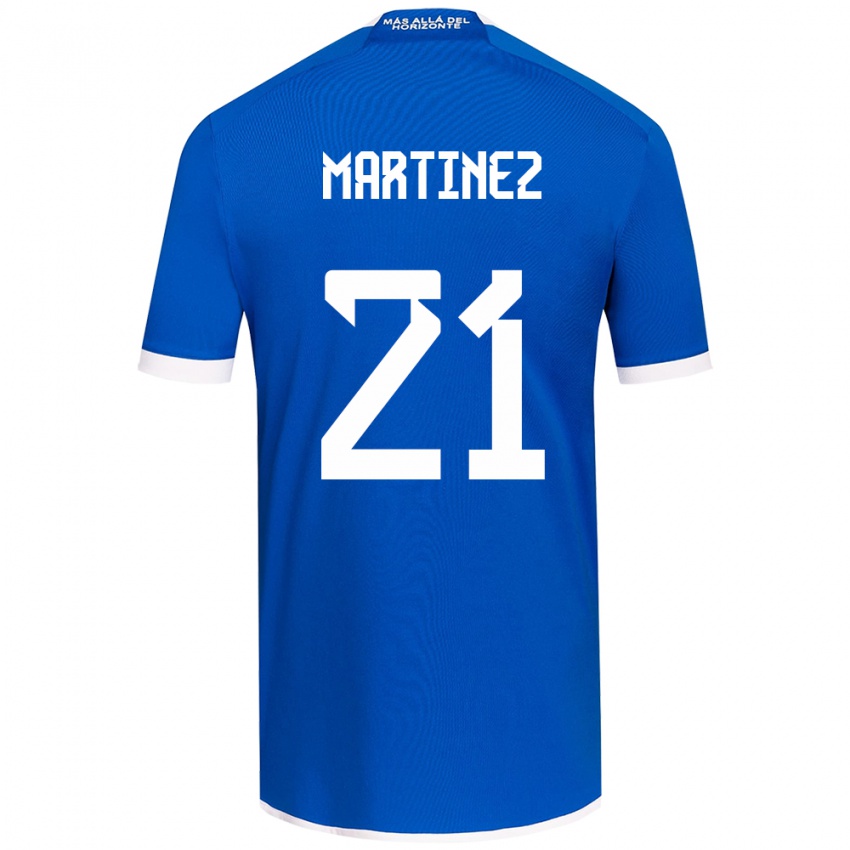 Femme Maillot Maria Martínez #21 Bleu Blanc Tenues Domicile 2024/25 T-Shirt Suisse