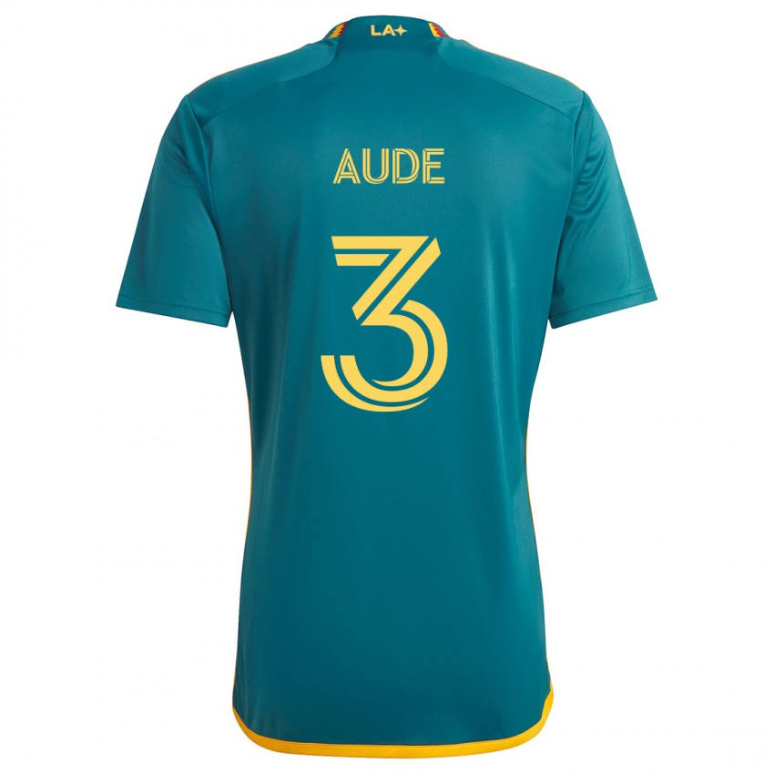 Damen Julián Aude #3 Grün Gelb Auswärtstrikot Trikot 2024/25 T-Shirt Schweiz