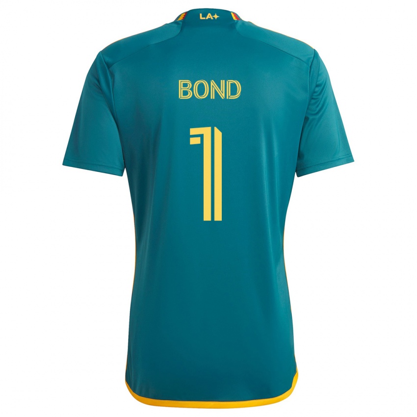 Damen Jonathan Bond #1 Grün Gelb Auswärtstrikot Trikot 2024/25 T-Shirt Schweiz