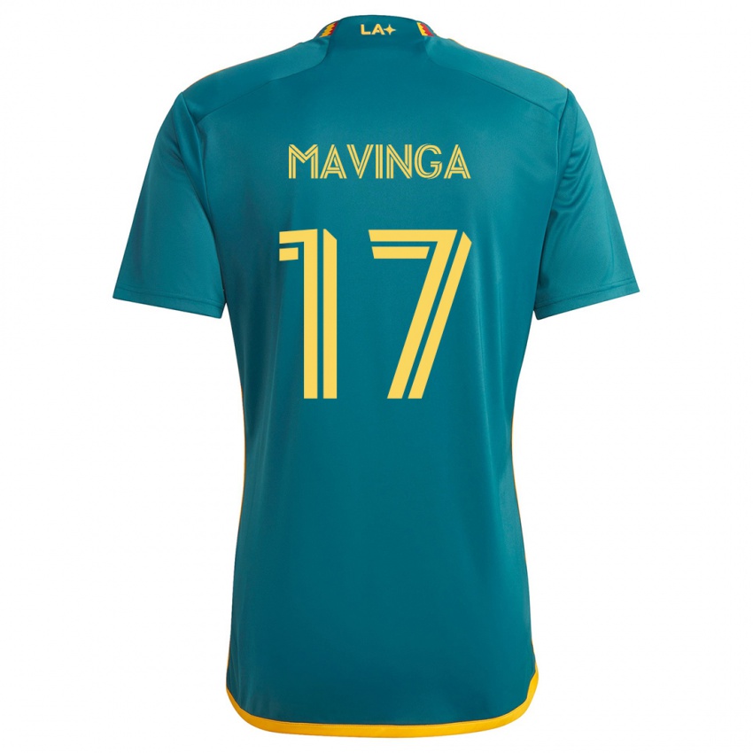 Damen Chris Mavinga #17 Grün Gelb Auswärtstrikot Trikot 2024/25 T-Shirt Schweiz