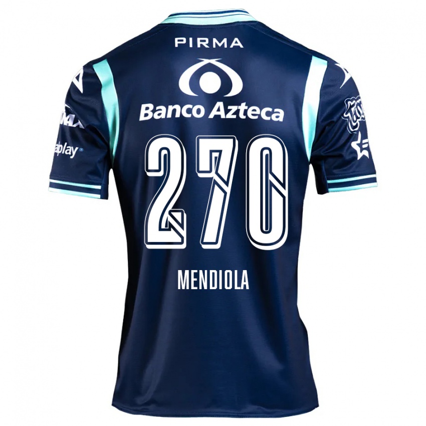 Femme Maillot Carlos Mendiola #270 Bleu Marine Tenues Extérieur 2024/25 T-Shirt Suisse