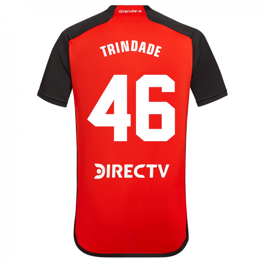 Damen Gonzalo Trindade #46 Rot Schwarz Weiß Auswärtstrikot Trikot 2024/25 T-Shirt Schweiz