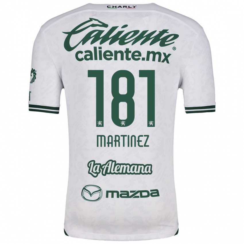 Femme Maillot Irving Martínez #181 Blanc Vert Tenues Extérieur 2024/25 T-Shirt Suisse