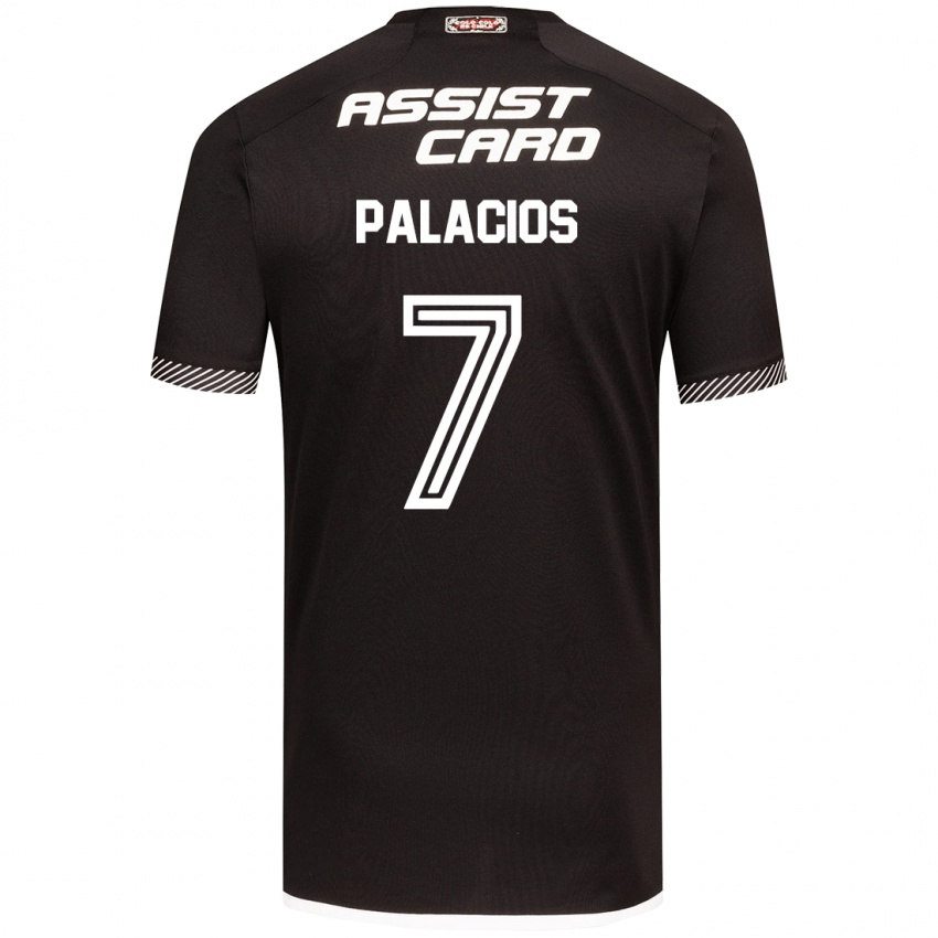 Damen Carlos Palacios #7 Schwarz-Weiss Auswärtstrikot Trikot 2024/25 T-Shirt Schweiz