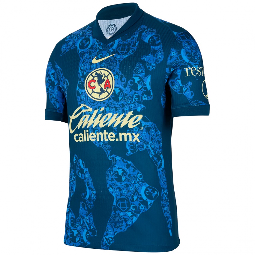 Damen Érick Sánchez #28 Blau Gelb Auswärtstrikot Trikot 2024/25 T-Shirt Schweiz