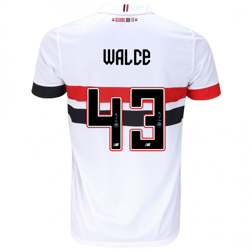 Kinder Walce #43 Weiß Rot Schwarz Heimtrikot Trikot 2024/25 T-Shirt Schweiz