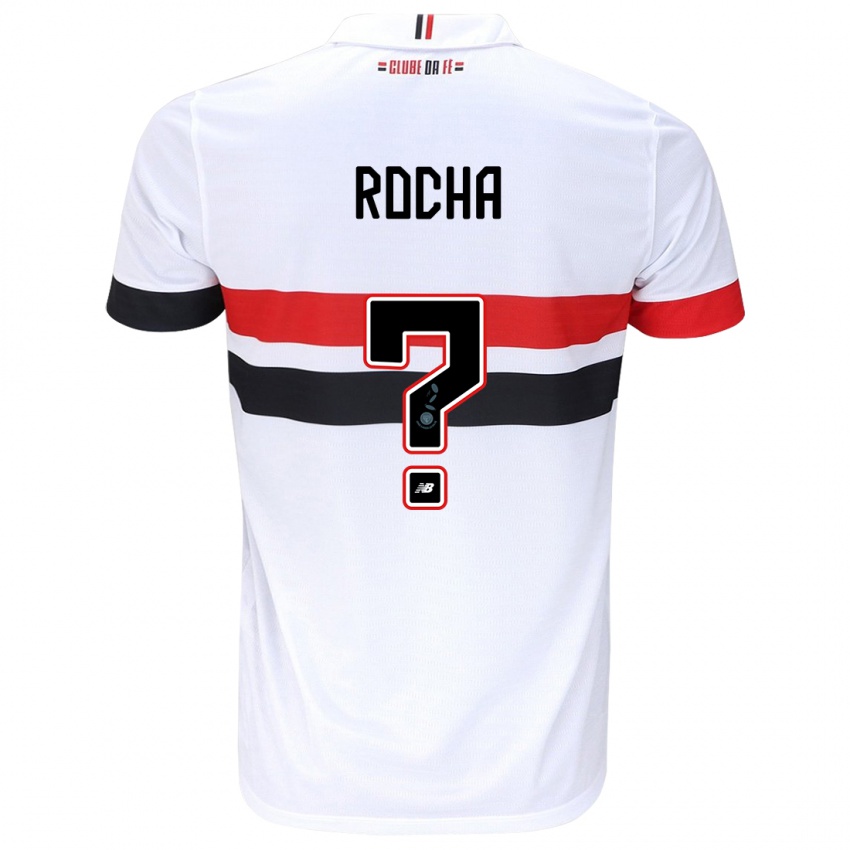 Kinder Gabriel Rocha #0 Weiß Rot Schwarz Heimtrikot Trikot 2024/25 T-Shirt Schweiz