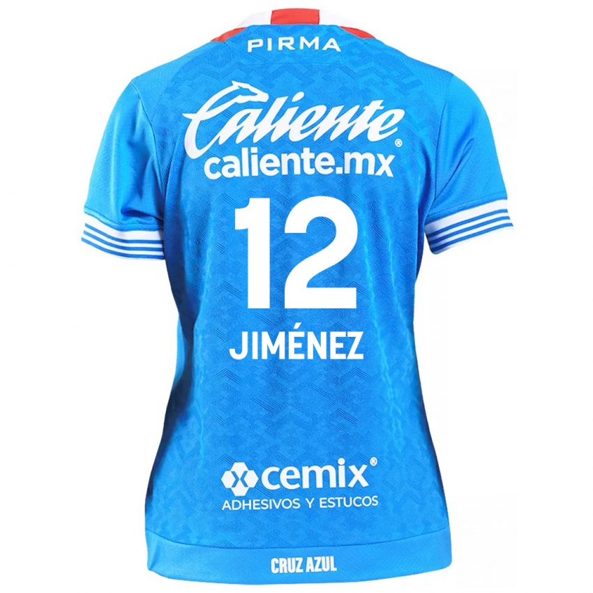 Enfant Maillot Luis Jiménez #12 Bleu Ciel Tenues Domicile 2024/25 T-Shirt Suisse