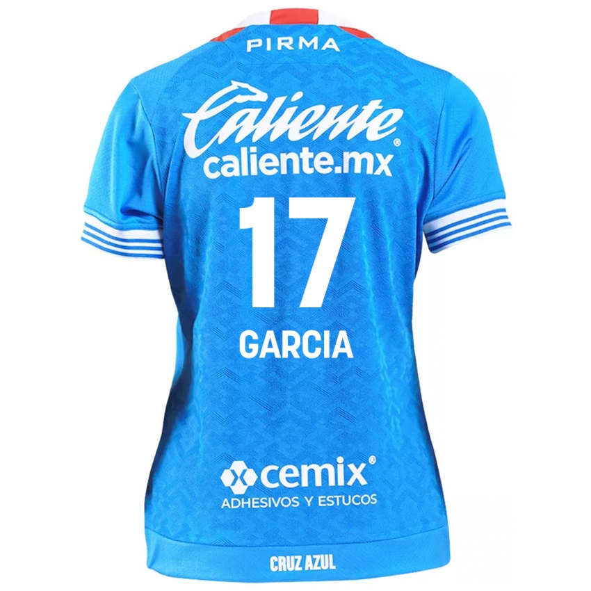 Enfant Maillot Amaury Garcia #17 Bleu Ciel Tenues Domicile 2024/25 T-Shirt Suisse