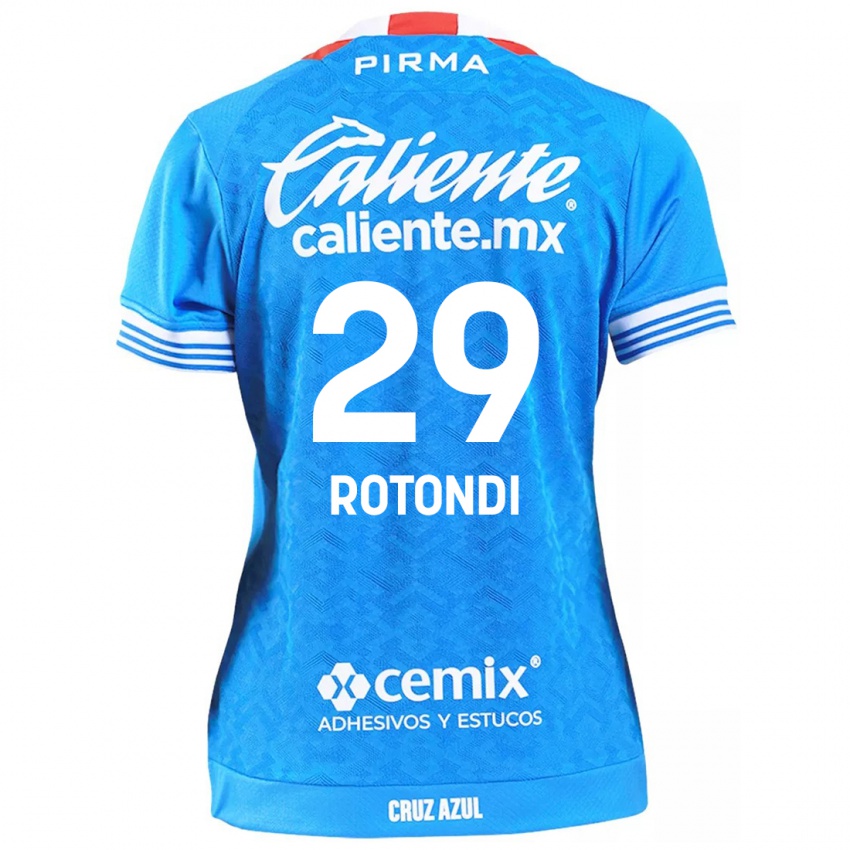 Enfant Maillot Carlos Rotondi #29 Bleu Ciel Tenues Domicile 2024/25 T-Shirt Suisse