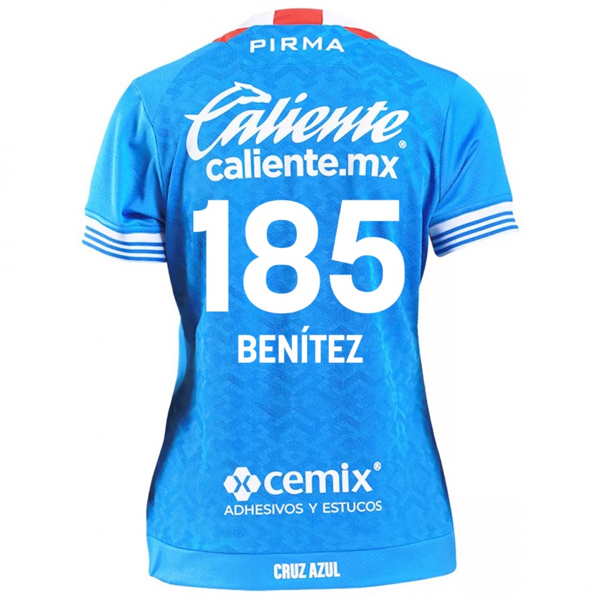 Enfant Maillot Cristopher Benitez #185 Bleu Ciel Tenues Domicile 2024/25 T-Shirt Suisse