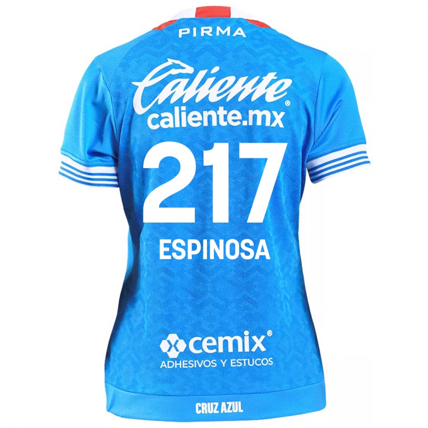 Enfant Maillot Samuel Espinosa #217 Bleu Ciel Tenues Domicile 2024/25 T-Shirt Suisse