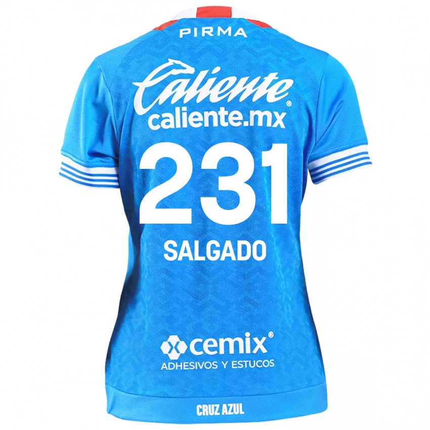 Enfant Maillot Bruno Salgado #231 Bleu Ciel Tenues Domicile 2024/25 T-Shirt Suisse