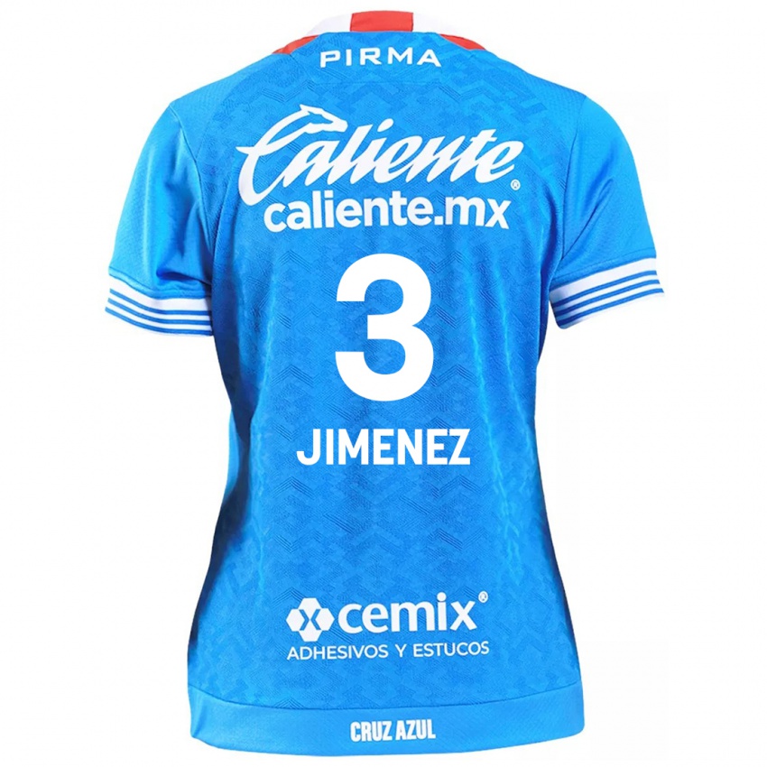 Enfant Maillot Jaiber Jimenez #3 Bleu Ciel Tenues Domicile 2024/25 T-Shirt Suisse