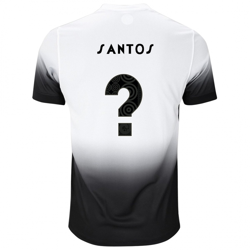 Kinder Renato Santos #0 Weiß Schwarz Heimtrikot Trikot 2024/25 T-Shirt Schweiz