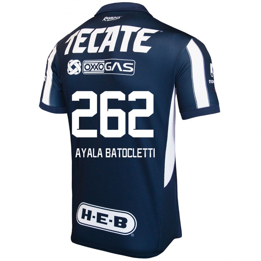 Kinder Nahuel Ayala Batocletti #262 Blau Rot Weiß Heimtrikot Trikot 2024/25 T-Shirt Schweiz