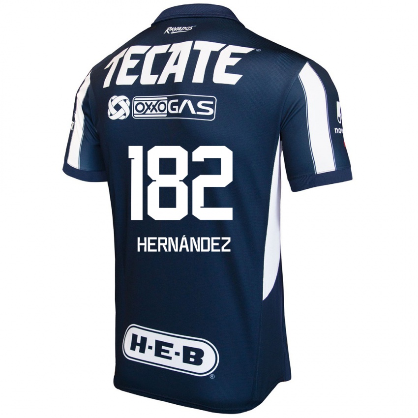 Kinder Derek Hernández #182 Blau Rot Weiß Heimtrikot Trikot 2024/25 T-Shirt Schweiz