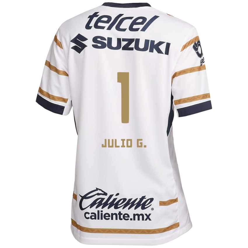 Kinder Julio González #1 Weißer Obsidian Heimtrikot Trikot 2024/25 T-Shirt Schweiz