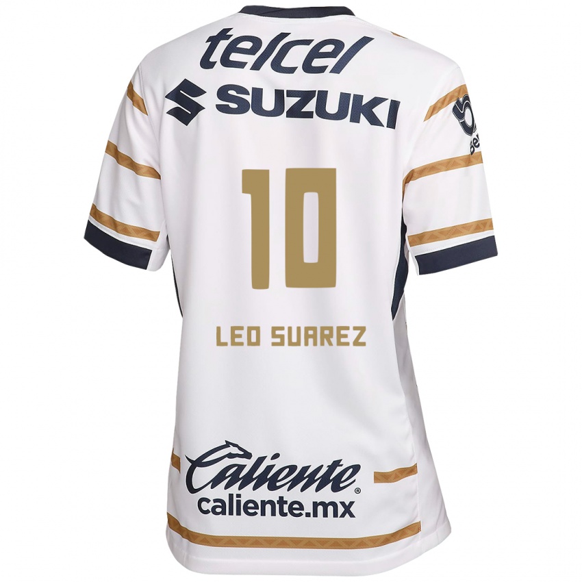 Kinder Leo Suarez #10 Weißer Obsidian Heimtrikot Trikot 2024/25 T-Shirt Schweiz