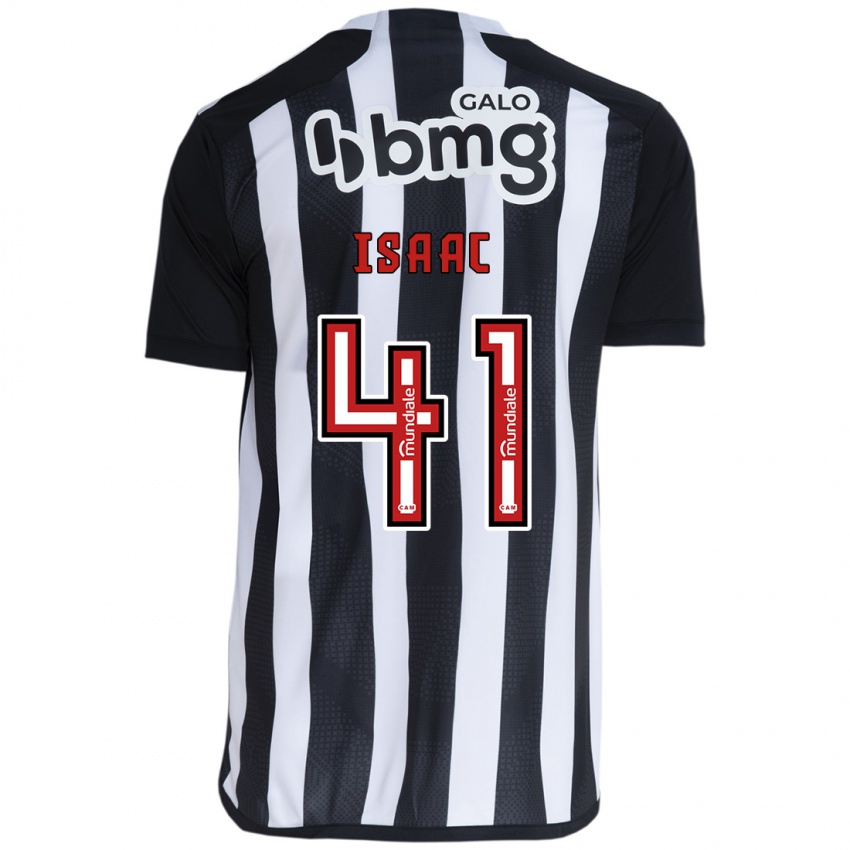 Enfant Maillot Isaac #41 Blanc Noir Tenues Domicile 2024/25 T-Shirt Suisse