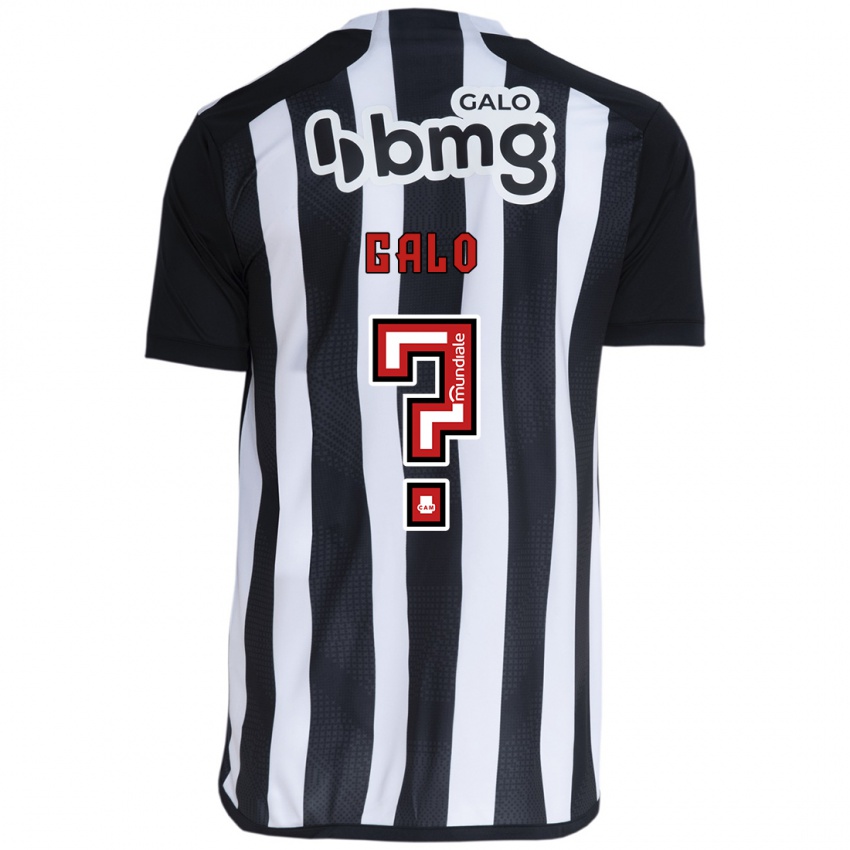 Enfant Maillot Diego Galo #0 Blanc Noir Tenues Domicile 2024/25 T-Shirt Suisse