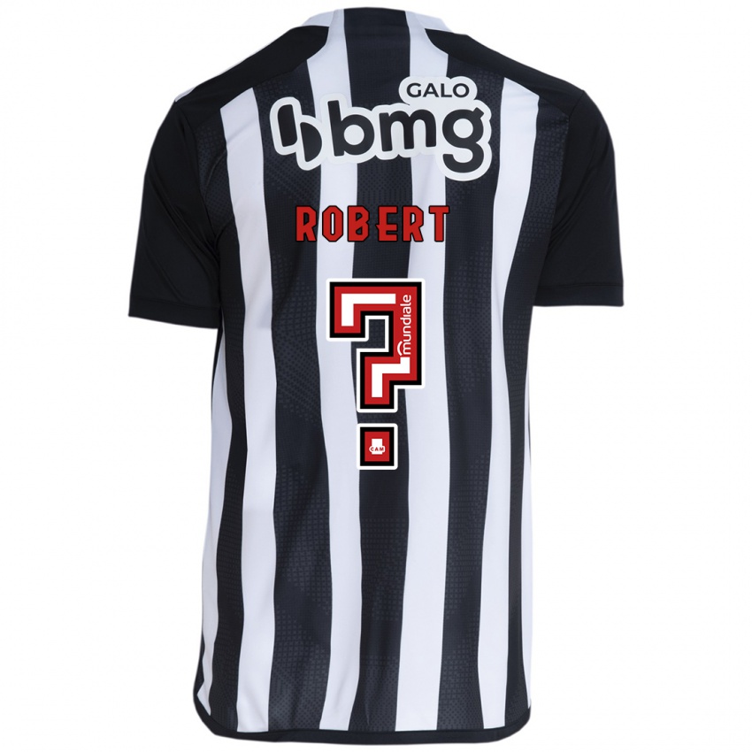 Enfant Maillot Robert Pinto #0 Blanc Noir Tenues Domicile 2024/25 T-Shirt Suisse