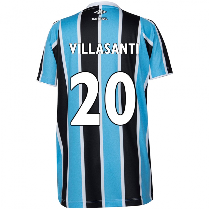 Enfant Maillot Mathías Villasanti #20 Bleu Noir Blanc Tenues Domicile 2024/25 T-Shirt Suisse