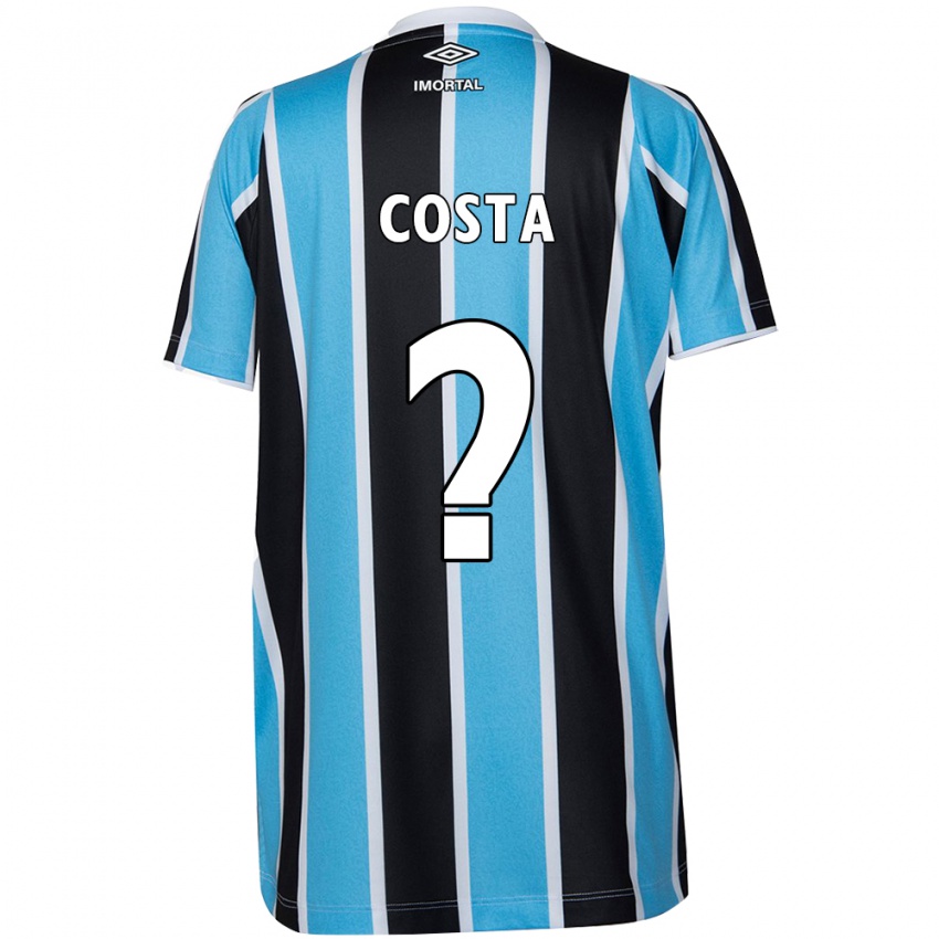 Kinder Wesley Costa #0 Blau Schwarz Weiß Heimtrikot Trikot 2024/25 T-Shirt Schweiz