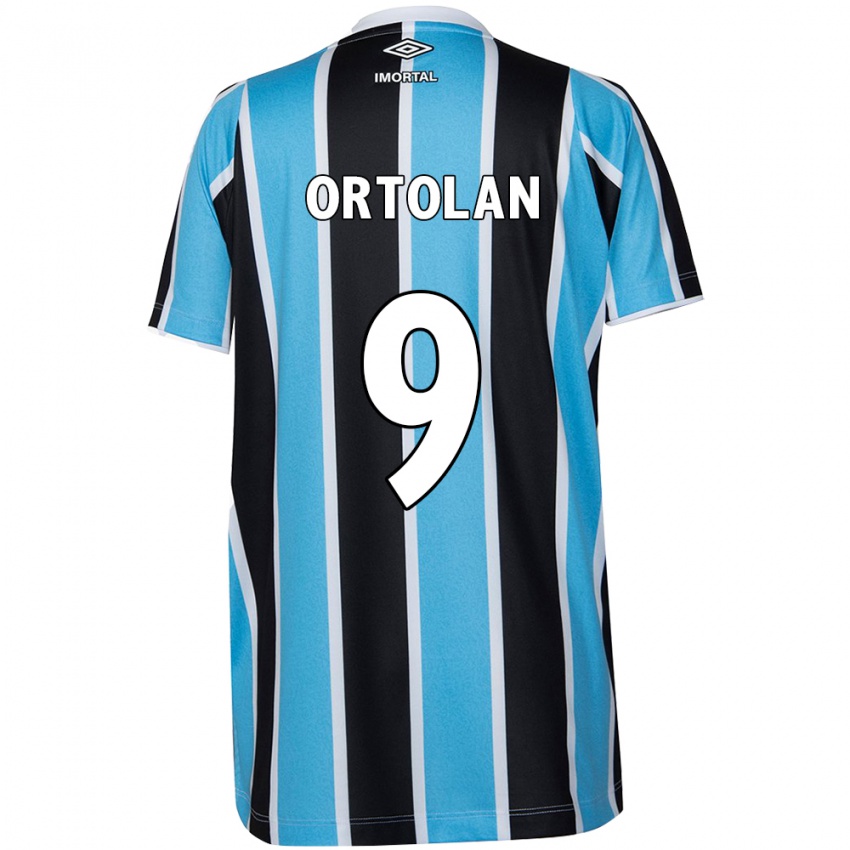 Kinder Dani Ortolan #9 Blau Schwarz Weiß Heimtrikot Trikot 2024/25 T-Shirt Schweiz