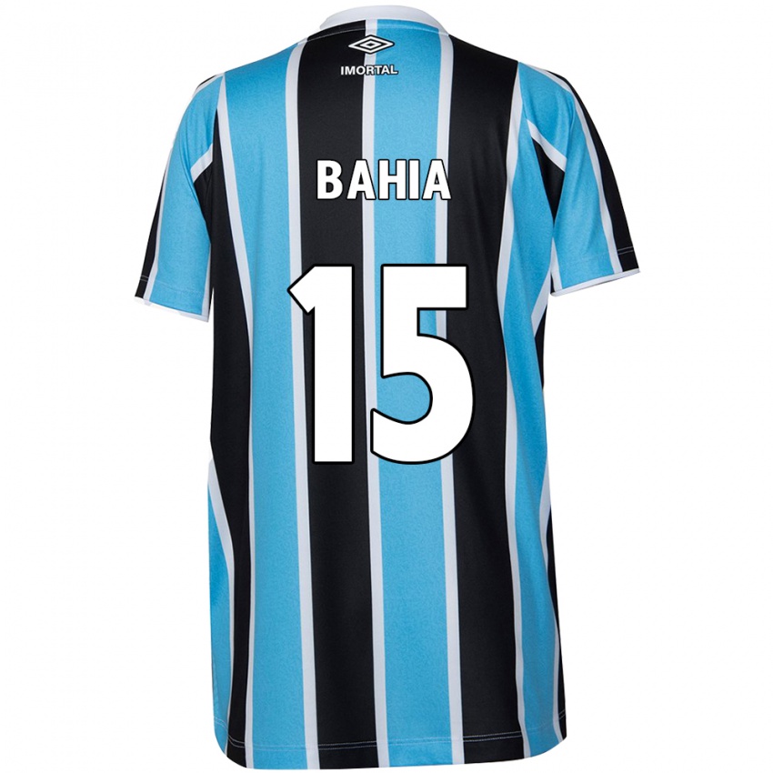 Enfant Maillot Raíssa Bahia #15 Bleu Noir Blanc Tenues Domicile 2024/25 T-Shirt Suisse