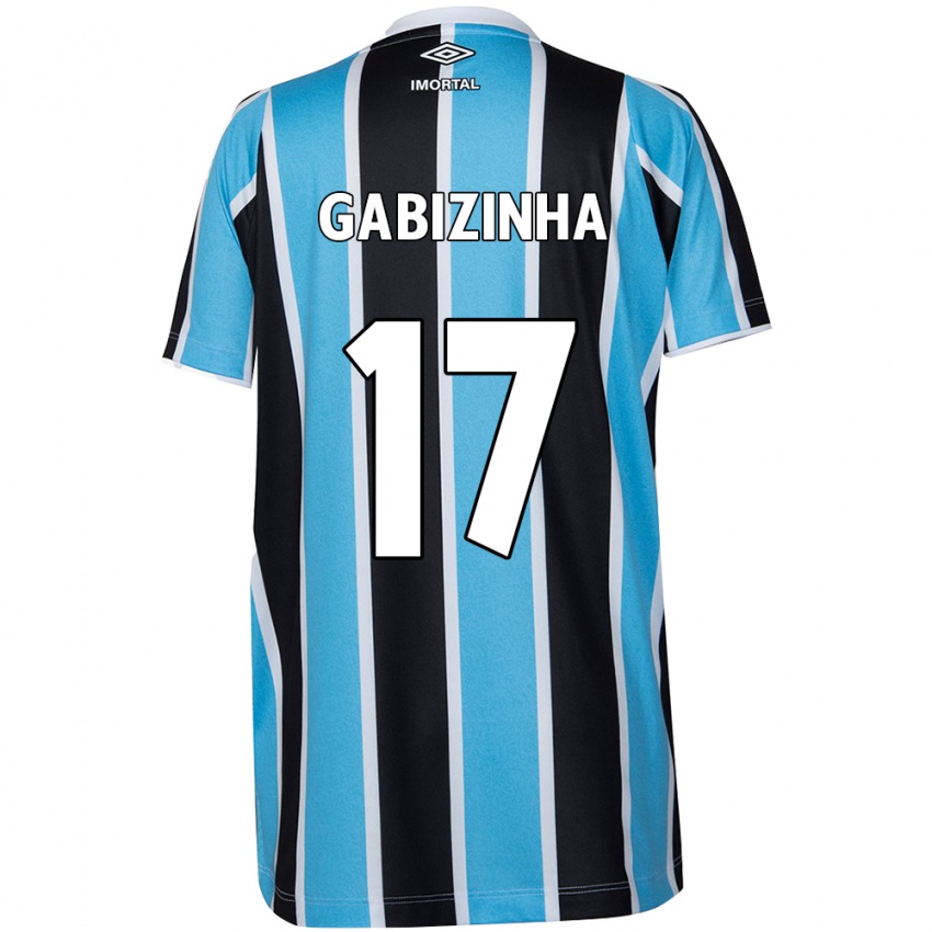 Enfant Maillot Gabizinha #17 Bleu Noir Blanc Tenues Domicile 2024/25 T-Shirt Suisse