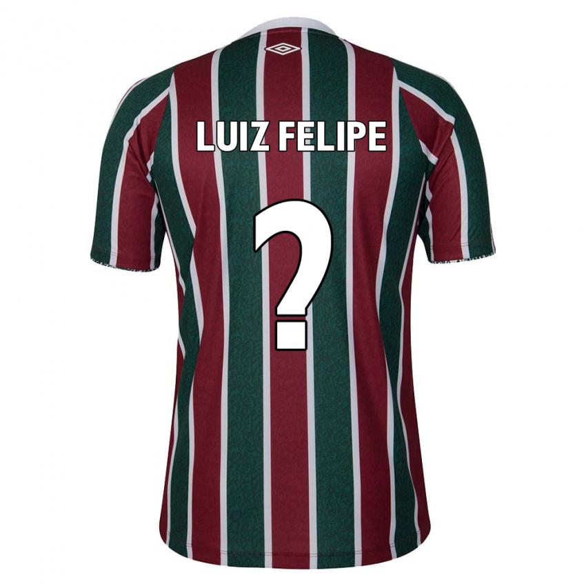 Kinder Luiz Felipe #0 Grün Kastanienbraun Weiß Heimtrikot Trikot 2024/25 T-Shirt Schweiz