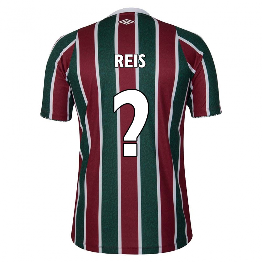 Kinder Matheus Reis #0 Grün Kastanienbraun Weiß Heimtrikot Trikot 2024/25 T-Shirt Schweiz