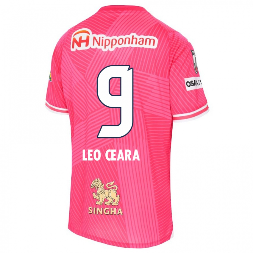 Kinder Léo Ceará #9 Rosa Weiß Heimtrikot Trikot 2024/25 T-Shirt Schweiz