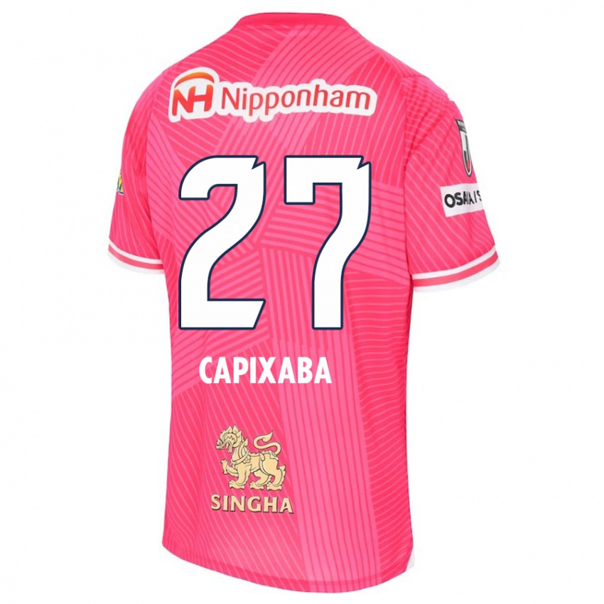 Kinder Capixaba #27 Rosa Weiß Heimtrikot Trikot 2024/25 T-Shirt Schweiz