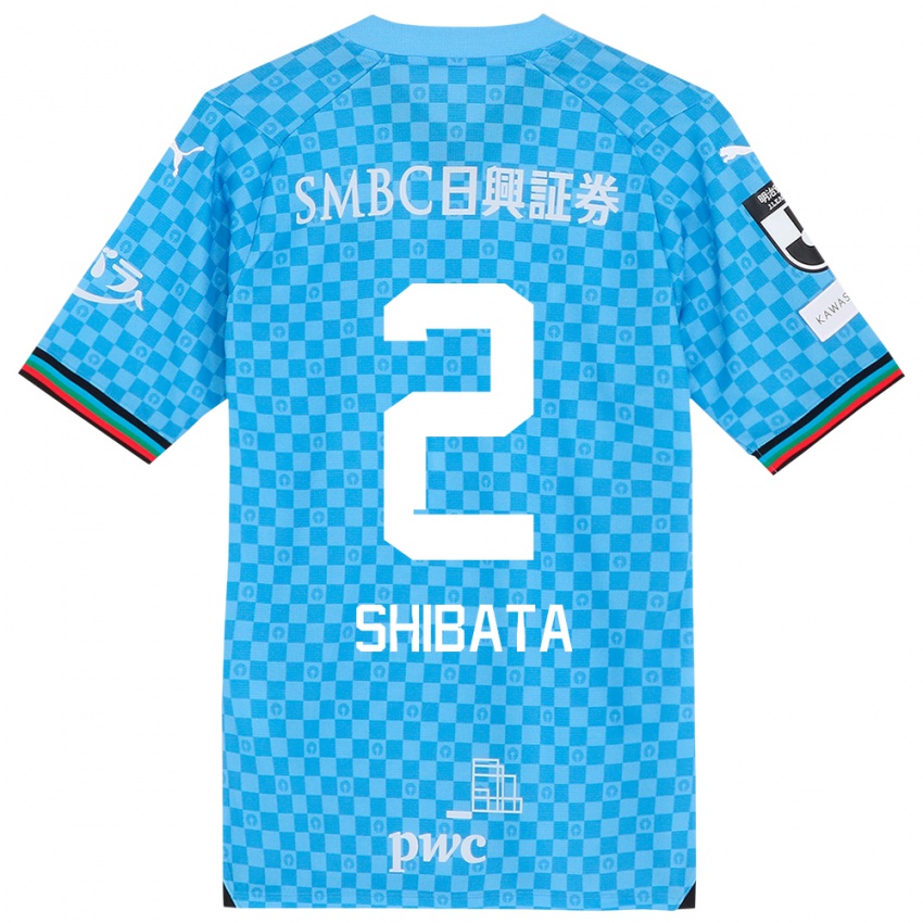 Enfant Maillot Shotaro Shibata #2 Bleu Azur Tenues Domicile 2024/25 T-Shirt Suisse