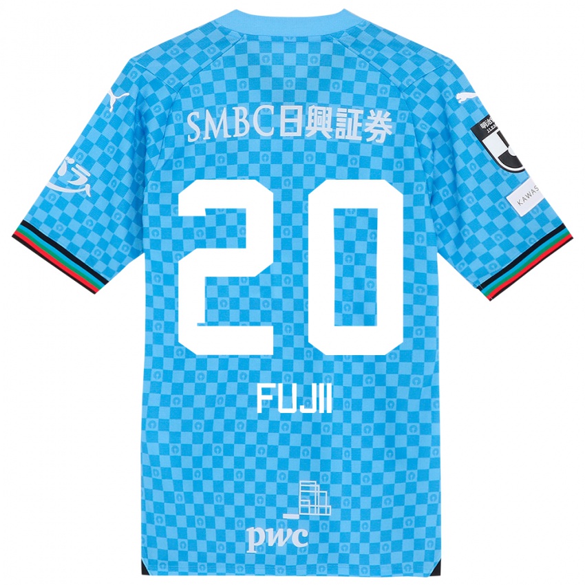 Enfant Maillot Rensuke Fujii #20 Bleu Azur Tenues Domicile 2024/25 T-Shirt Suisse