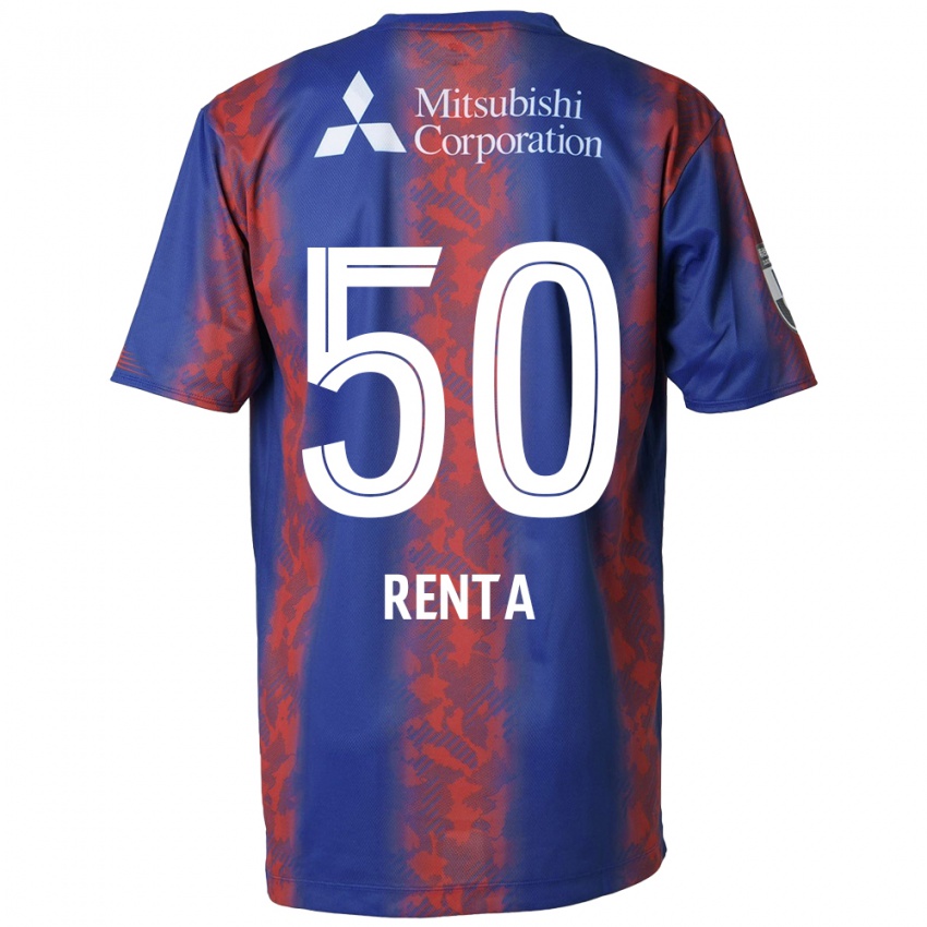 Enfant Maillot Renta Higashi #50 Bleu Rouge Tenues Domicile 2024/25 T-Shirt Suisse