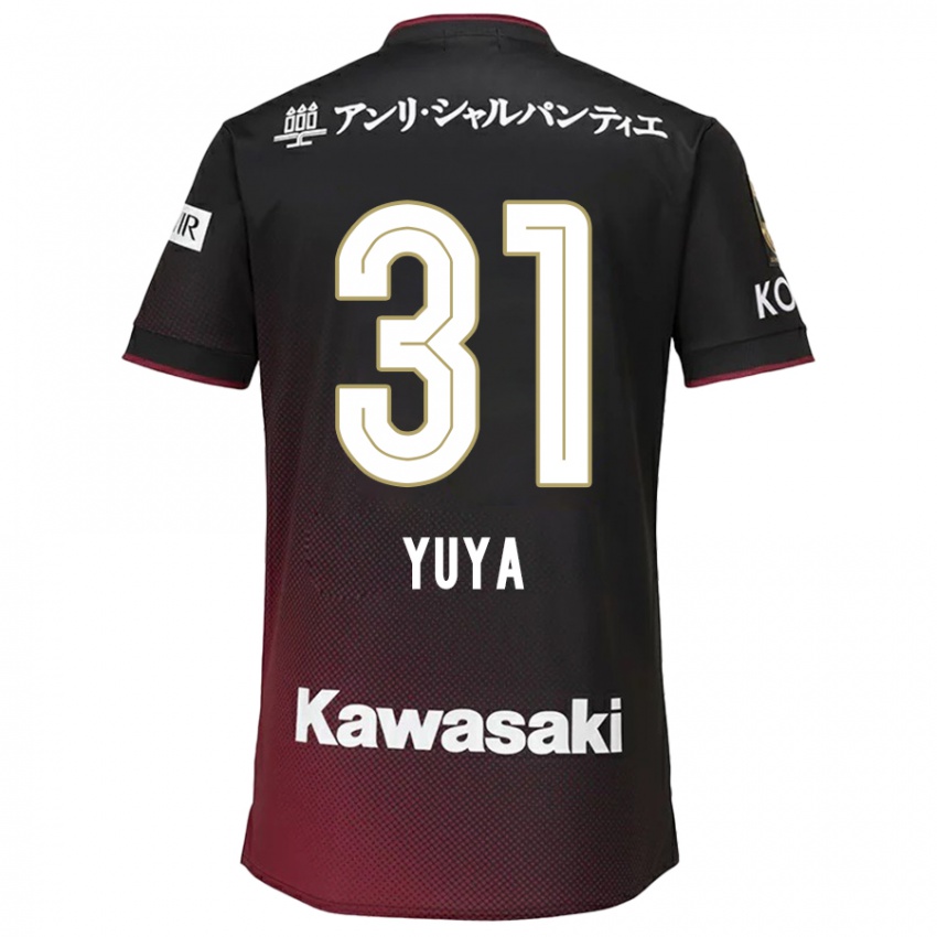 Enfant Maillot Yuya Nakasaka #31 Noir Rouge Tenues Domicile 2024/25 T-Shirt Suisse