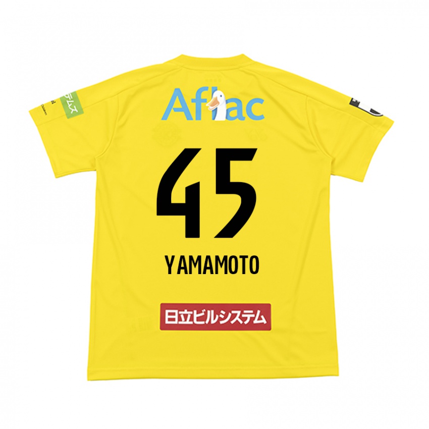 Kinder Ota Yamamoto #45 Gelb Schwarz Heimtrikot Trikot 2024/25 T-Shirt Schweiz