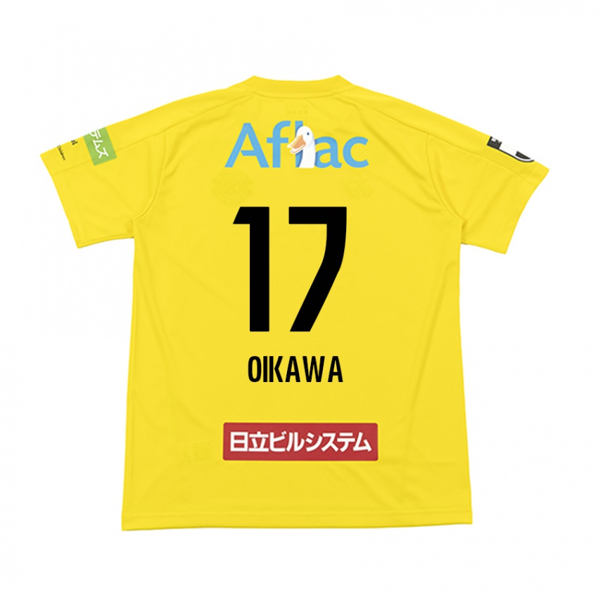 Kinder Koki Oikawa #17 Gelb Schwarz Heimtrikot Trikot 2024/25 T-Shirt Schweiz