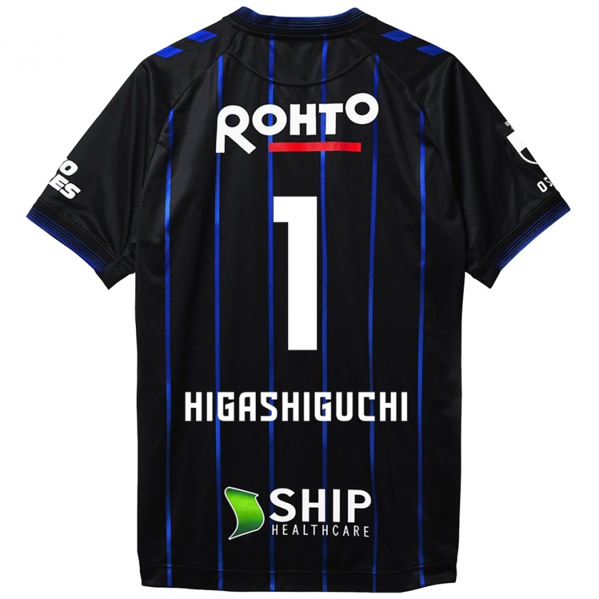 Kinder Masaaki Higashiguchi #1 Schwarz Blau Heimtrikot Trikot 2024/25 T-Shirt Schweiz