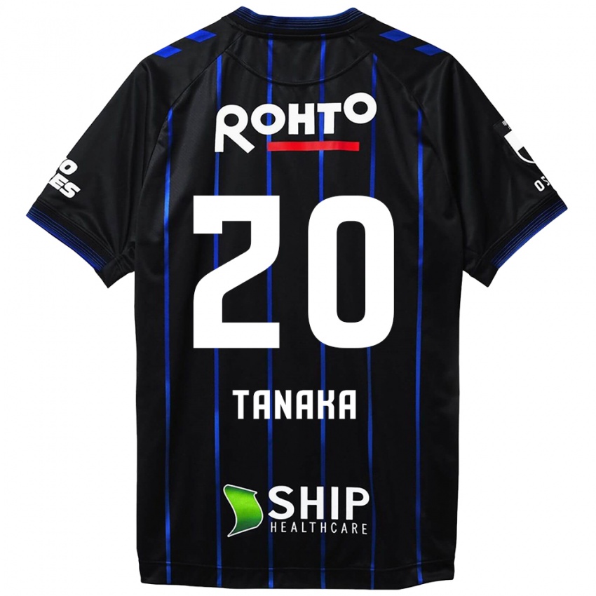 Kinder Hyoga Tanaka #20 Schwarz Blau Heimtrikot Trikot 2024/25 T-Shirt Schweiz