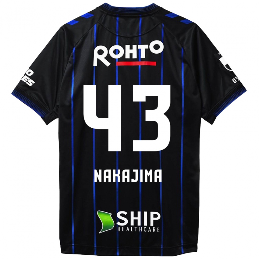 Kinder Yugo Nakajima #43 Schwarz Blau Heimtrikot Trikot 2024/25 T-Shirt Schweiz