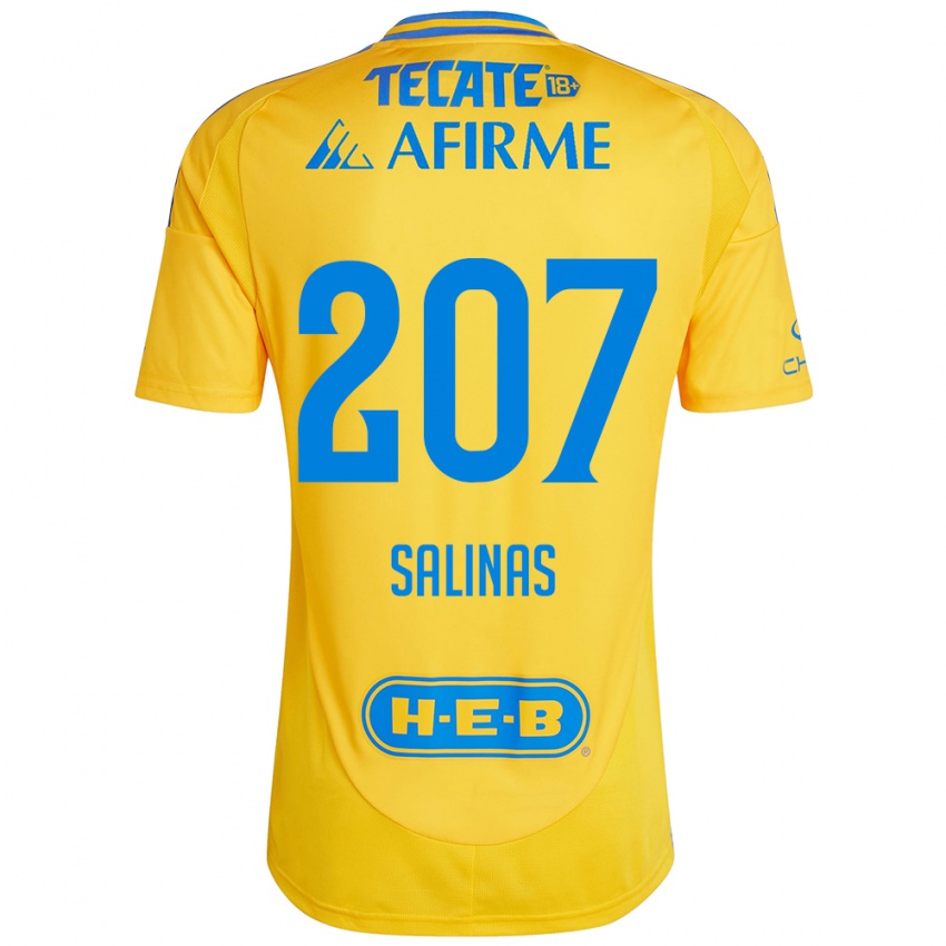 Enfant Maillot Marcelo Salinas #207 Or Jaune Tenues Domicile 2024/25 T-Shirt Suisse