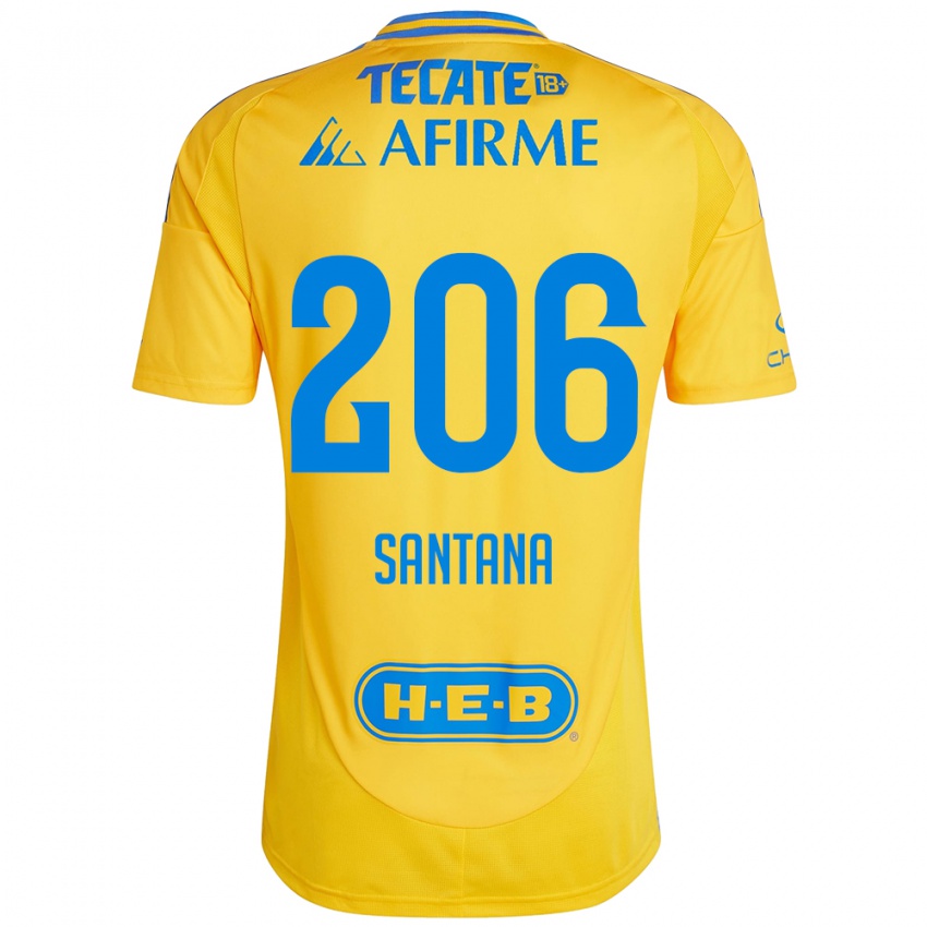 Enfant Maillot Joel Santana #206 Or Jaune Tenues Domicile 2024/25 T-Shirt Suisse