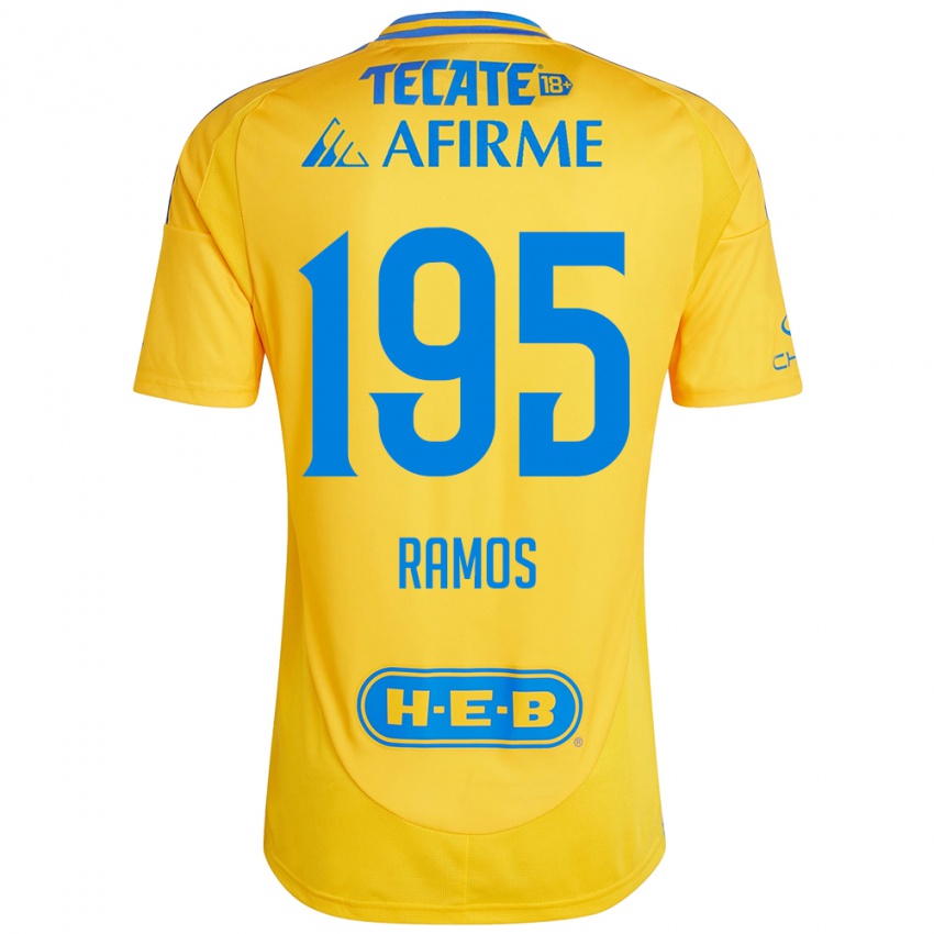 Kinder Rodrigo Ramos #195 Goldgelb Heimtrikot Trikot 2024/25 T-Shirt Schweiz