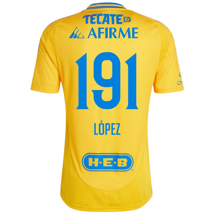 Kinder Adrián López #191 Goldgelb Heimtrikot Trikot 2024/25 T-Shirt Schweiz